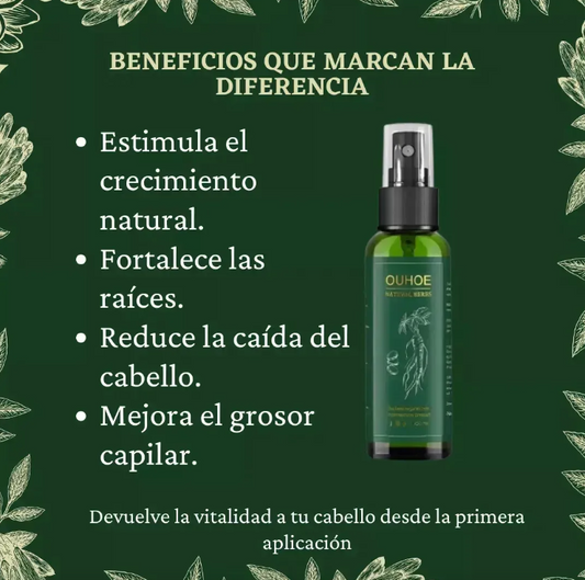 Spray Capilar Ouhoe – Favorece el Crecimiento del Cabello