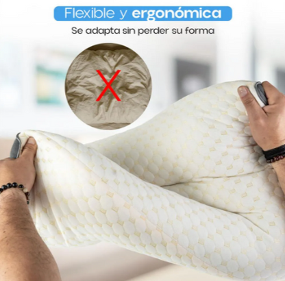 Almohada Cervical Ortopédica Con Soporte Ergonómico Lavable