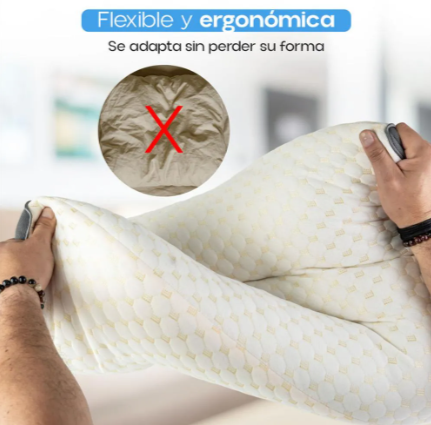 Almohada Cervical Ortopédica Con Soporte Ergonómico Lavable